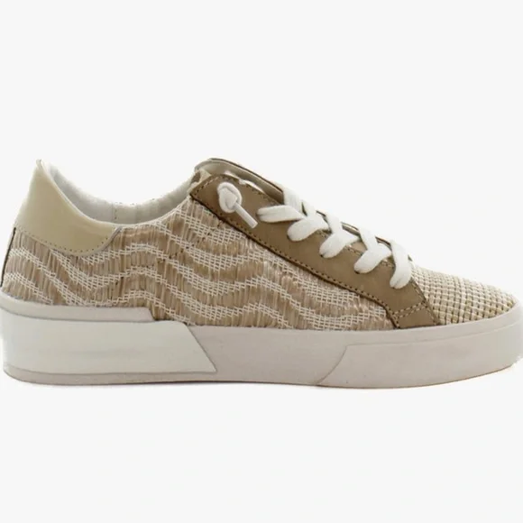 New Women's Dolce Vita Zina Sneakers size 8 Wheat Raffia - Picture 6 of 8